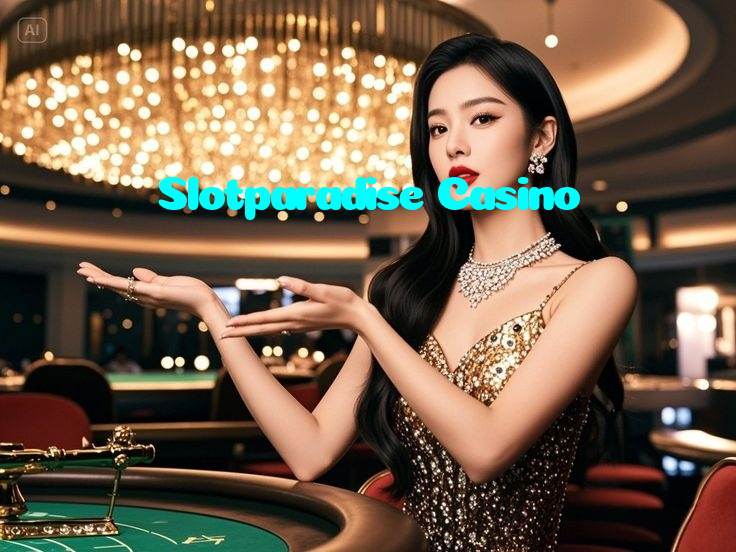 Slotparadise Casino casino presented on mobile device in Pakistan with slots and live games