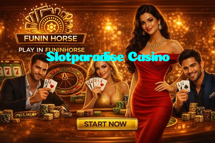 Slotparadise Casino casino presented on mobile device in Pakistan with slots and live games